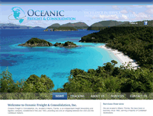 Tablet Screenshot of oceanicfreight.com